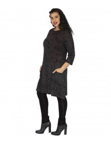 dress-plus-size-black-pockets-midi