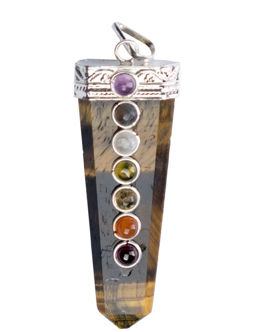 Anhänger-Tigerauge-7chakras-Anhänger-Frauenschmuck