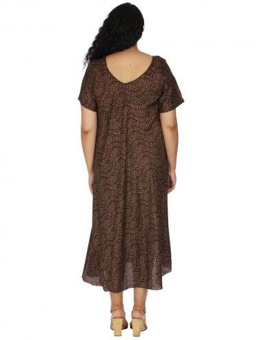 Kleid-Herbst-plus-Größe-braun 2