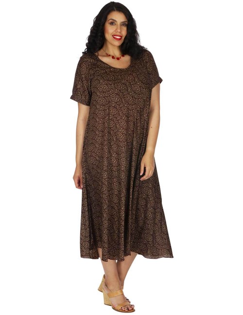 vestido-otoño-tallas-grandes-marron