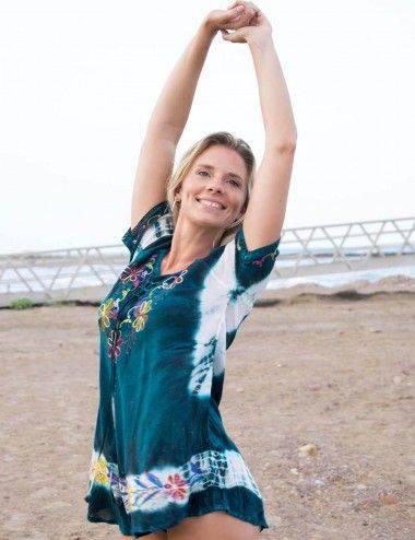 t-shirt-cravate-celeste-life-playa