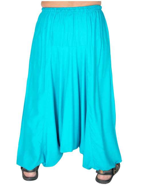 Hosen-Saruel-Mann-Hippie-Celeste-Baumwolle