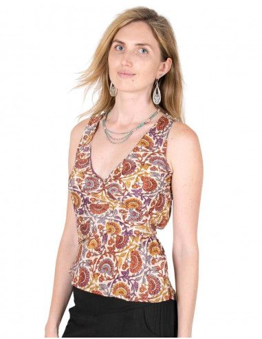 silk-summer-woman-fashion-hippie t-shirt