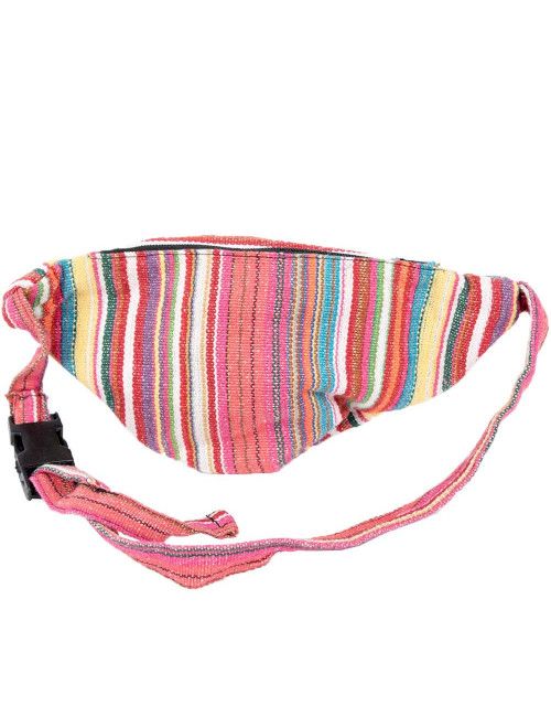 gestreifte Hippie-Ethno-Accessoire-Gürteltasche