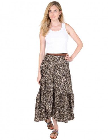 falda-seda-volados-estampada-verano