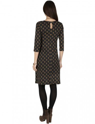 dress-sleeves-3/4-autumn-cotton 2