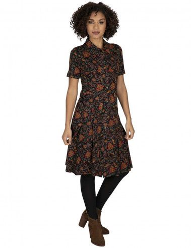 dress - neck - shirt - autumn - woman - hippie - chic