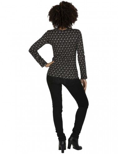 camiseta-otoño-blanca-y-negra-boho-style 2