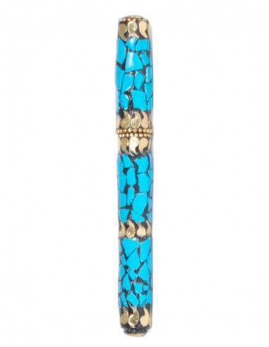 stylo-artisanat-ethnique-céleste-rechargeable