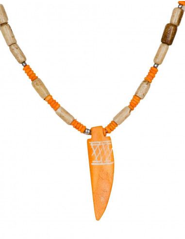 pendentif-os-orange-homme-plage