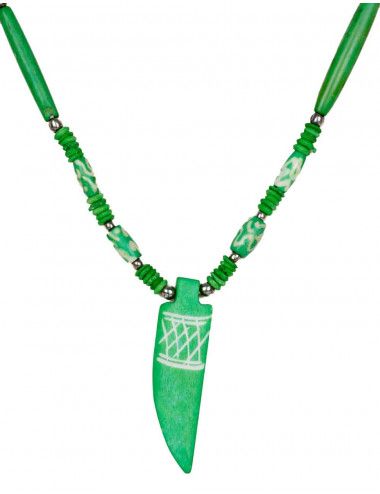 collana-osso-verde-unisex-hippie 2