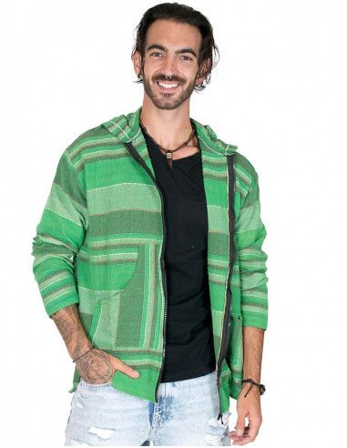 veste-homme-hippie-chic-vert-poches-hiver