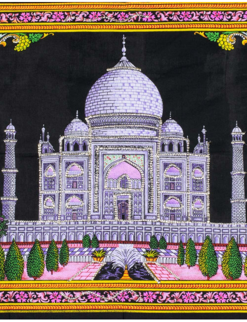 Taj-Majal-Tapisserie-handgemacht-Indien