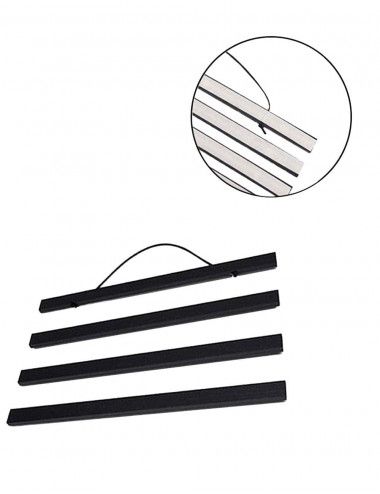 cadre-magnétisé-bois-tapisseries-noires 2