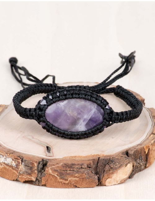 bracciale-unisex-tessuto-hippie-pietra minerale