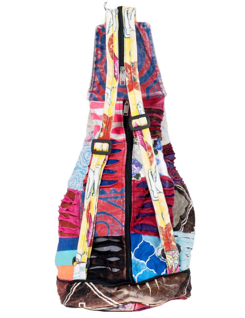 Rucksack-Boho-Patchwork-Zeichnungen-Frau