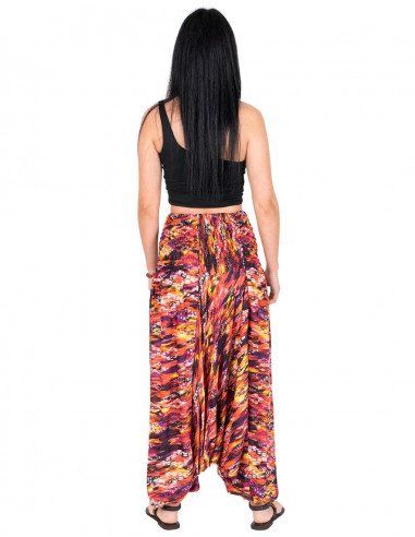 pantalon-afghan-imprimé-rouge-femme-hippie-chic