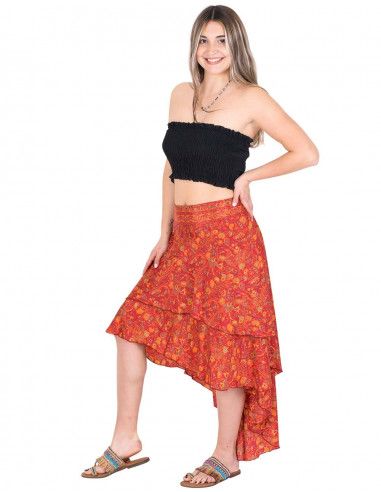 boho-seda-estampada-laranja-saia