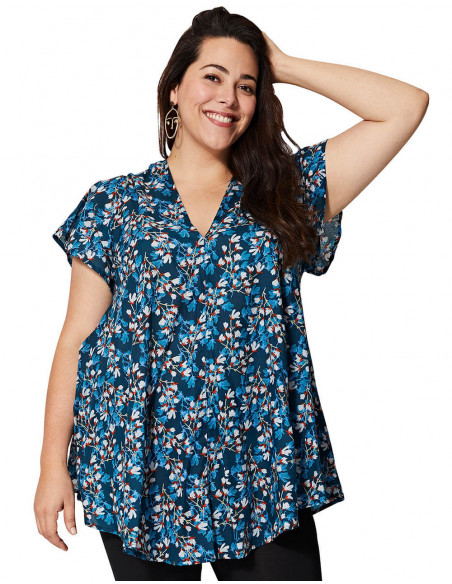blusa-acampanada-tallas-grandes-azul