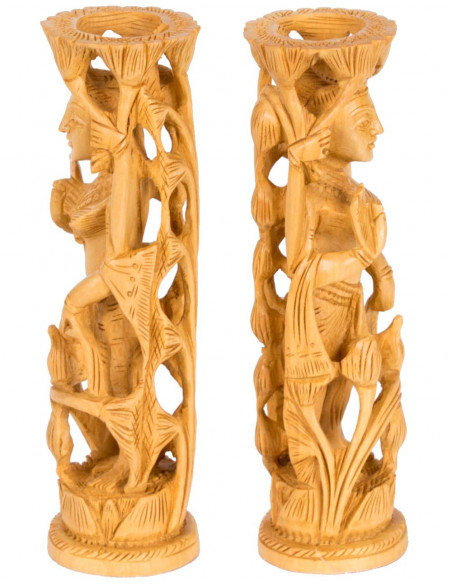 Lakshmi-Holzturm-Statue