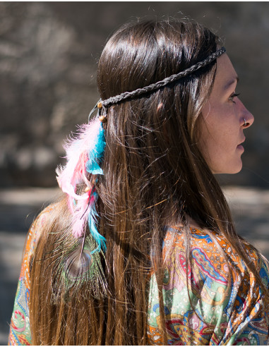 Tiara de cabelo hippie