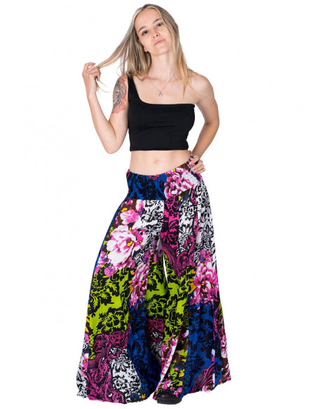 Pantalon jupe taille mi-haute