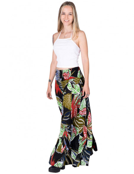 Pantalon jupe à imprimé cachemire