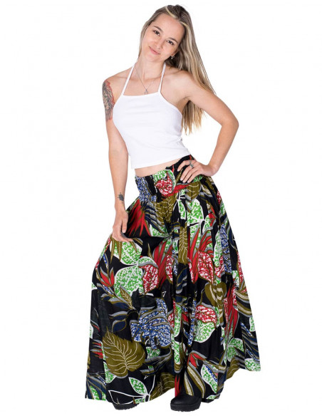 Pantalon jupe à imprimé cachemire