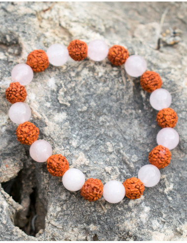 Armband aus Rudraksha-Samen...