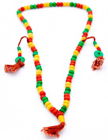 Colorful Buddhist rosary