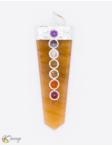 Carnelian Triangle Pendant 2
