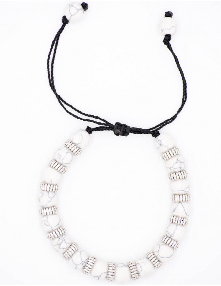 White Howlite bracelet