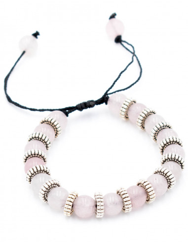 Bracelet Gemme Quartz Rose