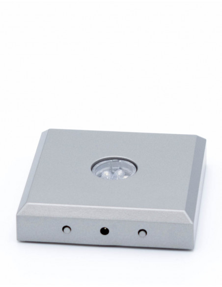 Obelisco de quartzo de cristal em luz led