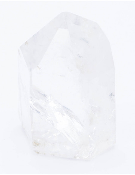 Obélisque en cristal de quartz sur lumière LED