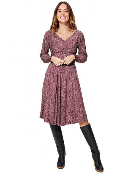 Vestido casual roxo