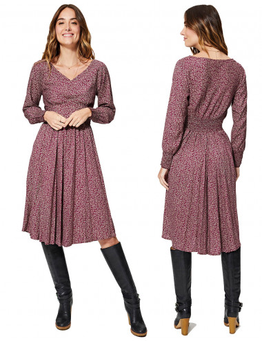 Robe décontractée violette