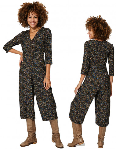 Weiter bedruckter Jumpsuit 2