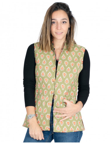 Colete com Estampa Dupla