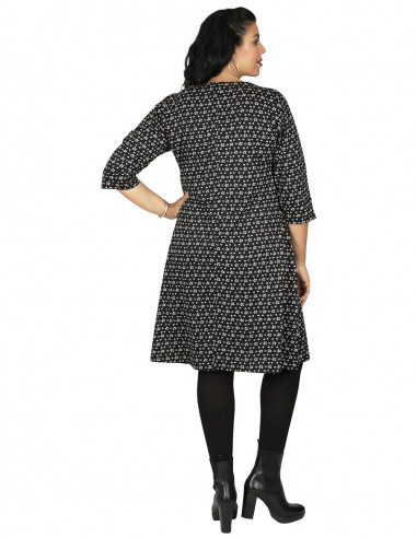 Printed midi dress