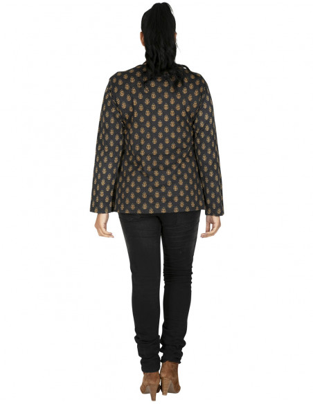Black T-shirt Gold Details