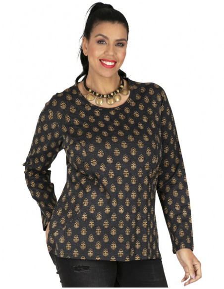 camiseta-mujer-tallas-grandes-etnica-invierno
