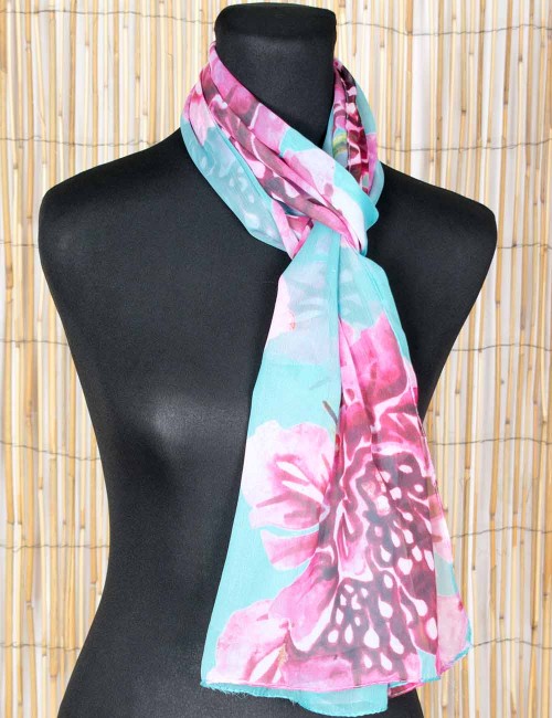 Rechteck-Chiffon-Schal-Seidenmuster-Schal