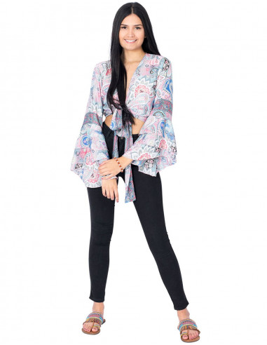 Boho Top Manches Larges