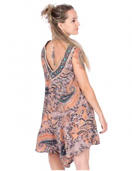 Vestido estampado macacão