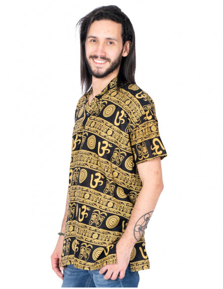 Yellow and Black Shirt