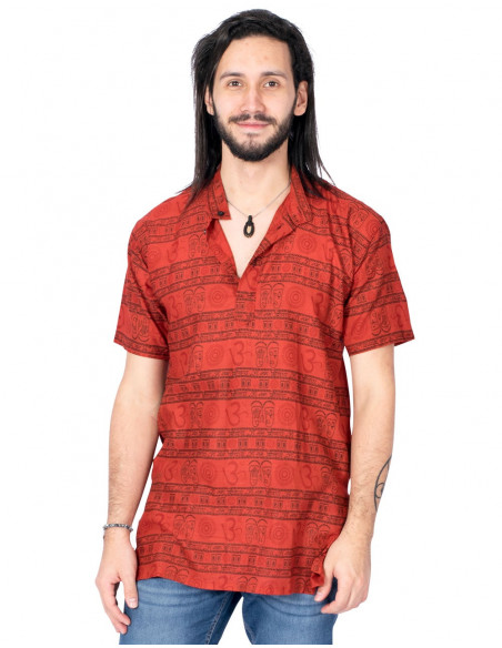 Camisa Hippie Vermelha