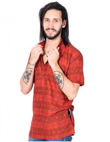 Red Hippie Shirt