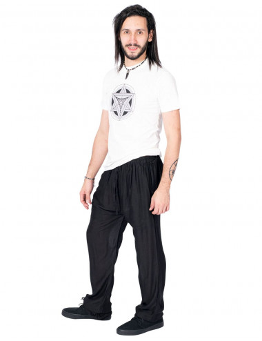 Schwarze gerade Hose 2