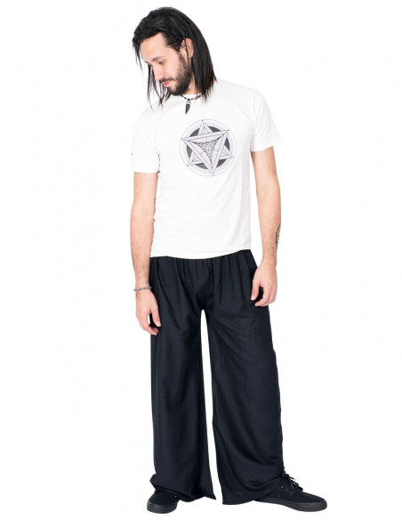 Hose mit weitem Bein